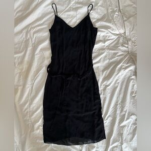 Chic Black Midi Dress for Women